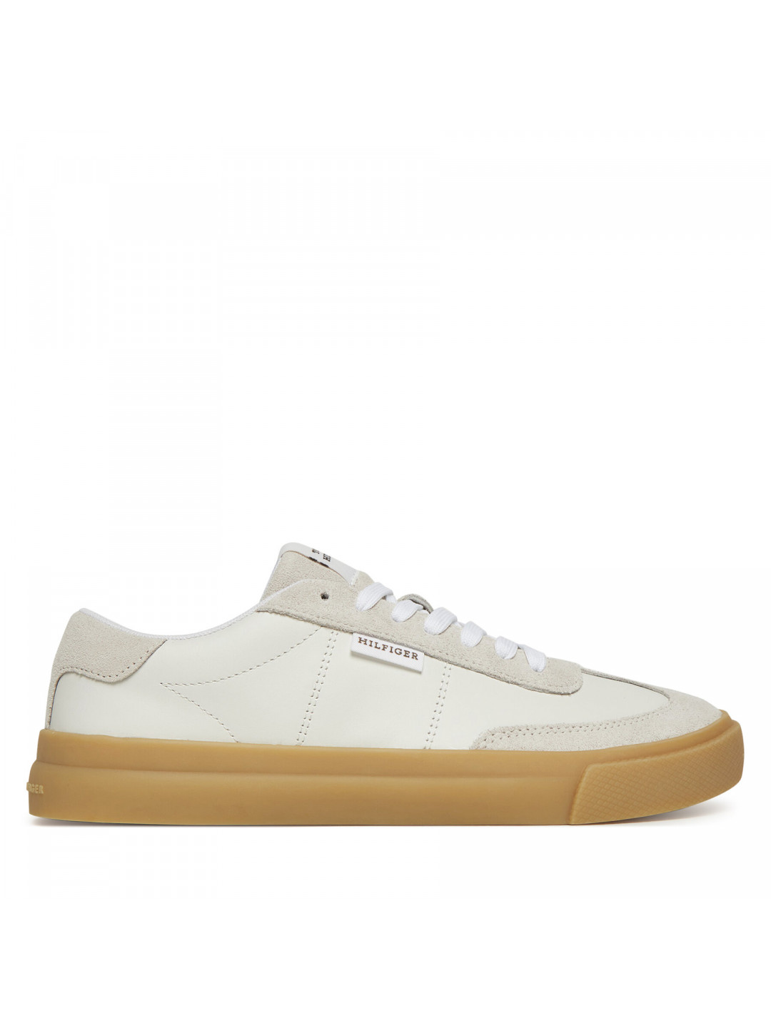Sneakersy Tommy Hilfiger Th Cupset Summer Lth FM0FM05487 Bílá